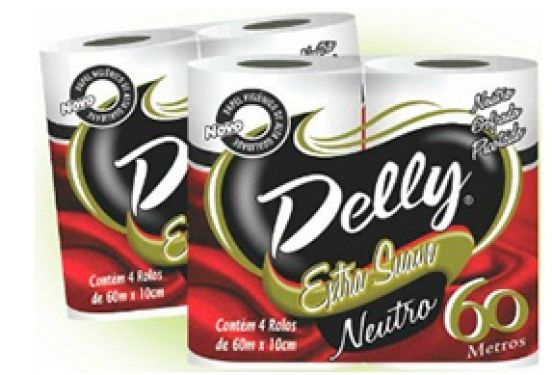 Papel Higienico Marca Delly 4 x 60 Metros